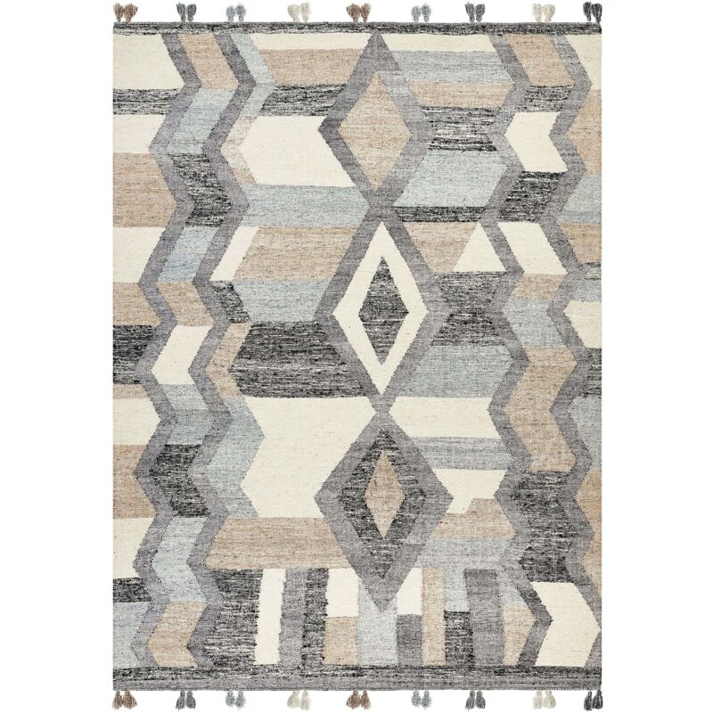 Beliani Teppich Aygezard Bunt 160 X 230 Cm Wolle Kelim