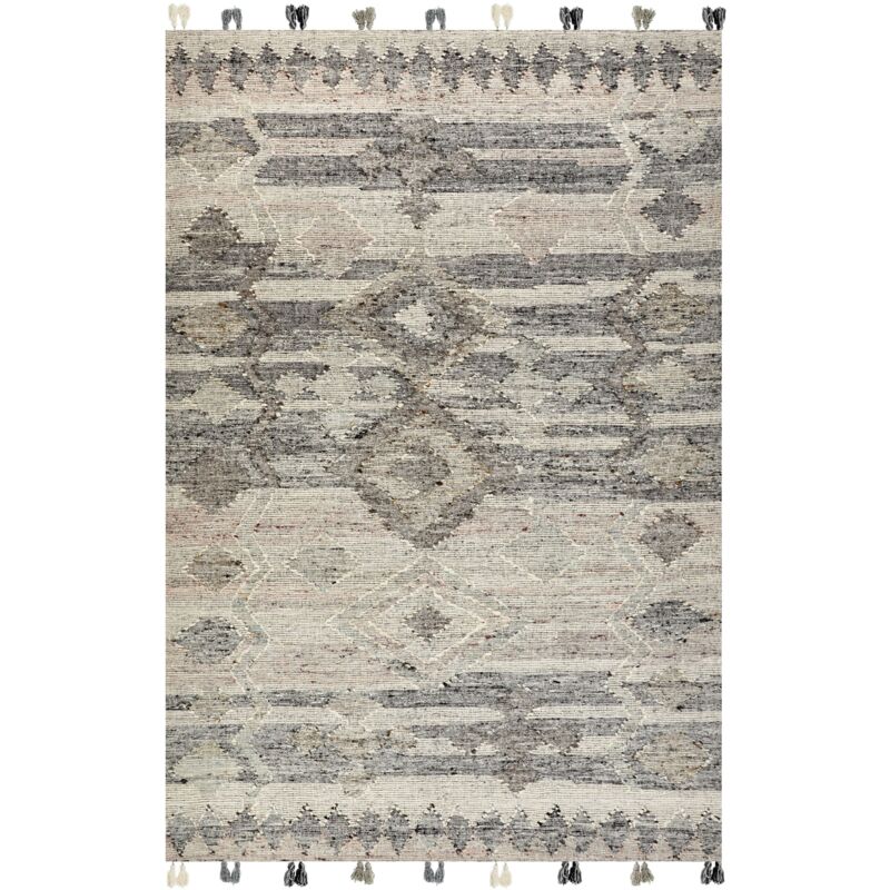 Beliani - Kelim-teppich Mehrfarbig Wolle Und Baumwolle 200 X 300 Cm Mit Quasten Geometrischem Muster Handgewebt Boho Für Fußbodenheizung Geeignet