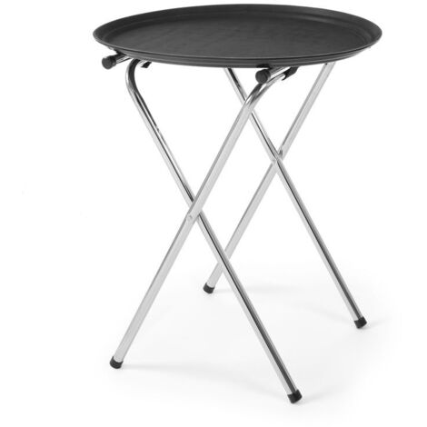 Kellnerständer, Stahlsockel, für klappbare Tabletts - Hendi 810507