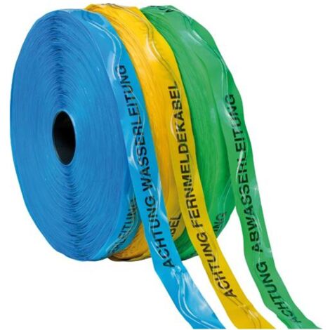 KELMAPLAST Ortungsband 250m Achtung LWL-Kabel gelb