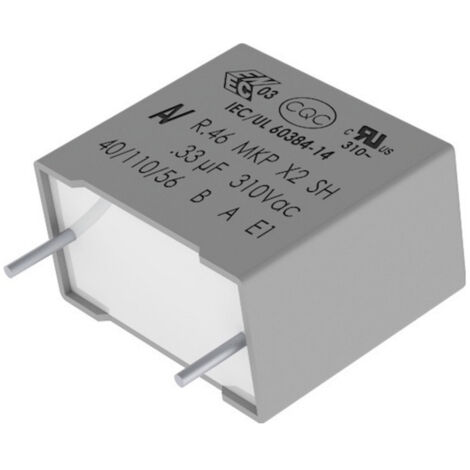 Kemet  1 St. MKP-Funkentstör-Kondensator radial bedrahtet   560 V/DC, 275 V/AC 20 %  (L x B x H) 26.