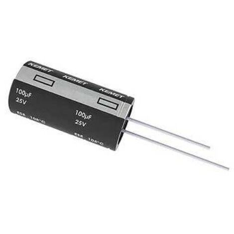 Kemet Condensateur électrolytique 10 mm 220 µF 250 V 20 % (Ø x H) 22 mm x 40 mm 1 pc(s) X594542