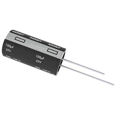 Kemet Condensateur électrolytique 5 mm 1000 µF 25 V 20 % (Ø x H) 10 mm x 19 mm 1 pc(s) X598922