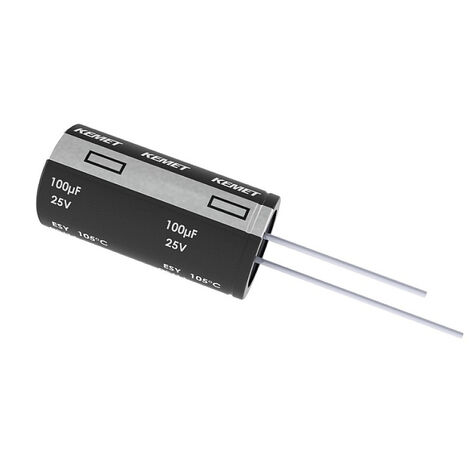 Kemet  Elektrolyt-Kondensator   2 mm 100 µF 6.3 V 20 % (Ø x H) 5 mm x 11 mm 1 St.