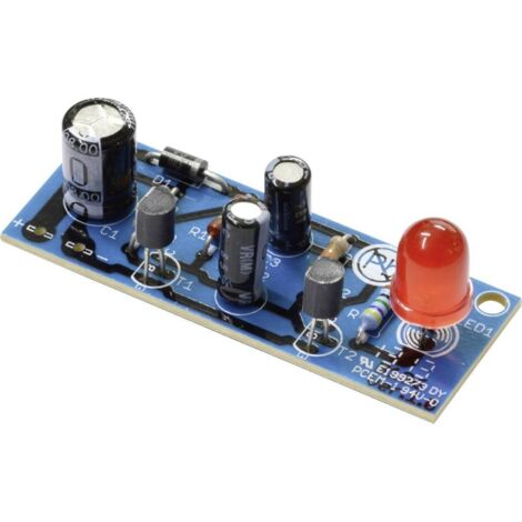 Kemo B186 Lampeggiante in kit da montare Modello (kit/modulo): KIT da costruire 6 V/DC, 9 V/DC, 12 V/DC