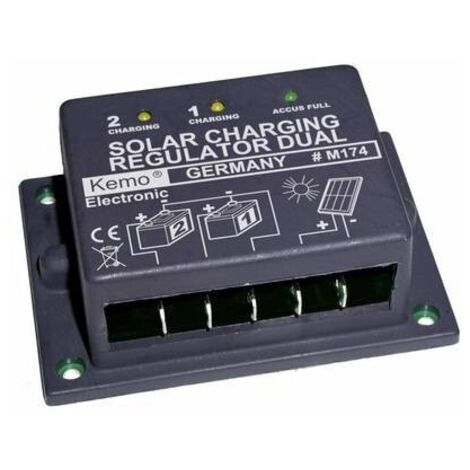 Kemo Dual M174 Regolatore di carica Serie 12 V 16 A