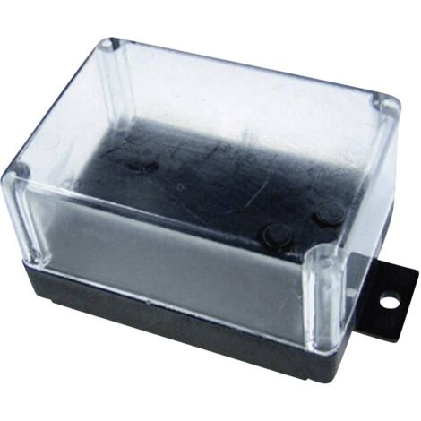 Kemo G021 Contenitore universale 72 x 50 x 40 Termoplastico Nero, Trasparente 1 pz.