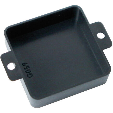 Kemo  G059 Modul-Gehäuse 40 x 40 x 12  Kunststoff  Schwarz 1 St.
