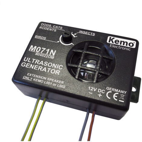 Kemo M071N Tiervertreiber Funktionsart Multifrequenz Wirkungsbereich 30 m² 1 St.