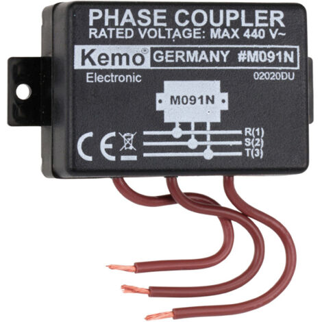 Kemo Powerline M091N Phasenkoppler Baustein Eingangsspannung (Bereich): 400 V/AC (max.)