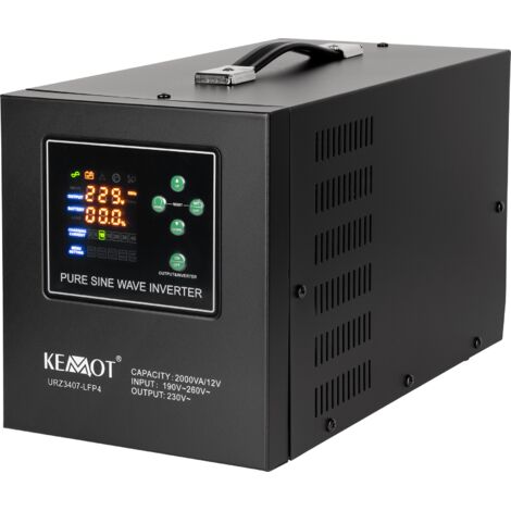 KEMOT PROsinus-2000 Notstromversorgung 12V 230V 2000VA/1200W