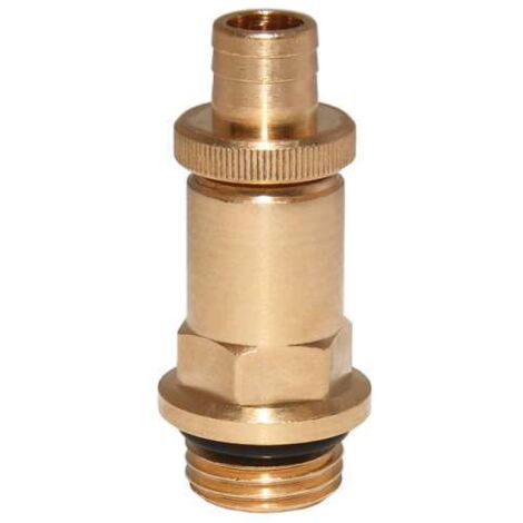 Kemper Axial-, Füll- u. Entleerungsventil R 1/4'' m. Schlauchanschluss 8mm J71091700000600