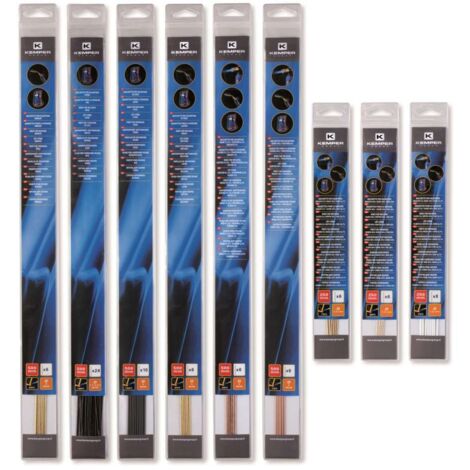 KEMPER Barrette di lega argento rivestito, 8 pezzi
