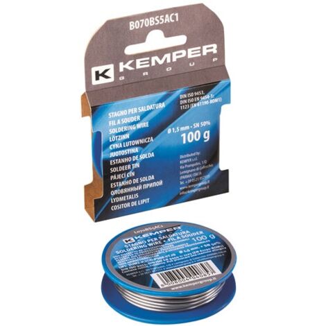 KEMPER - Bobine de fil d'étain Ø1.5mm 100g