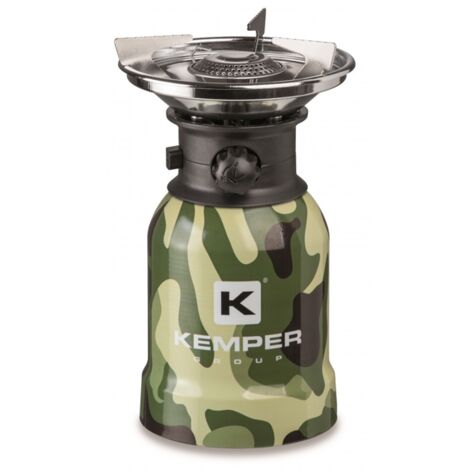 Kemper Brûleur à gaz de camping en aluminium - 1