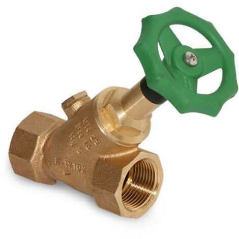 KEMPER ECO Freistromventil Absperrventil DN 25 1'' IG mit Entleerstopfen 1710202500