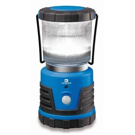 Kemper – Lampe torche LED 30 Lumens – Faisceau 80m – Autonomie 4H – Résistante à l'eau IP54 – Pour chantiers humides et terrains accidentés