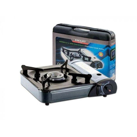 Kemper – Réchaud à gaz 2200W – 1 feu Butane – Allumage piézo – Système de sécurité avancé – Mallette de transport incluse