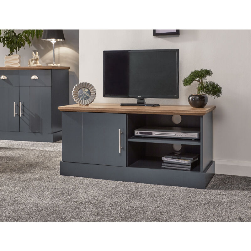 GFW Kendal Small TV Unit Slate Blue