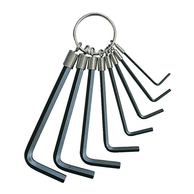 Kennedy 1.5-6mm Hexagon Wrench Set on Ring (8 Piece)