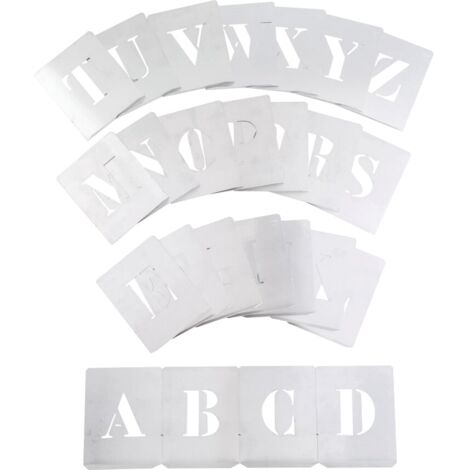 Large Letters Stencil Kits - 150mm to 300mm