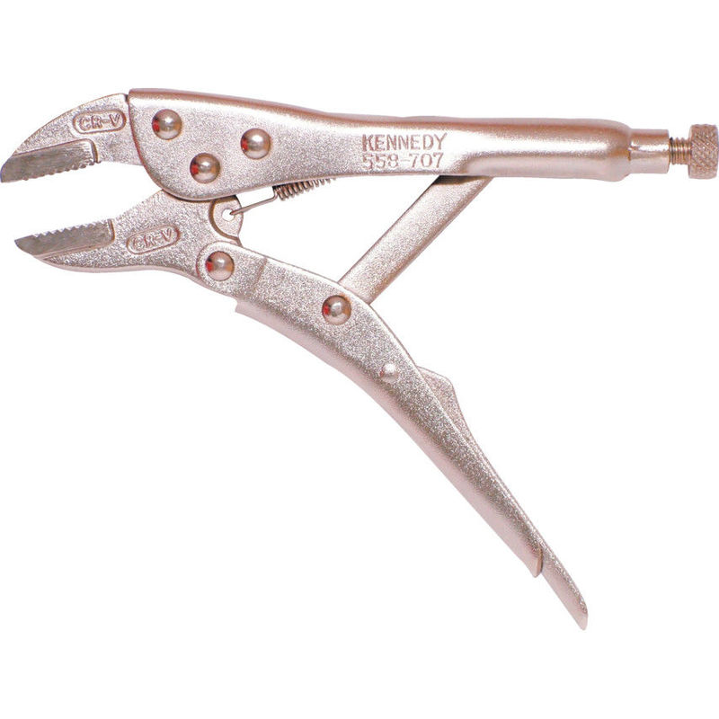Kennedy Gripzange 255mm gerundete Backenform aus Chrom Vanadium Nickel beschi...
