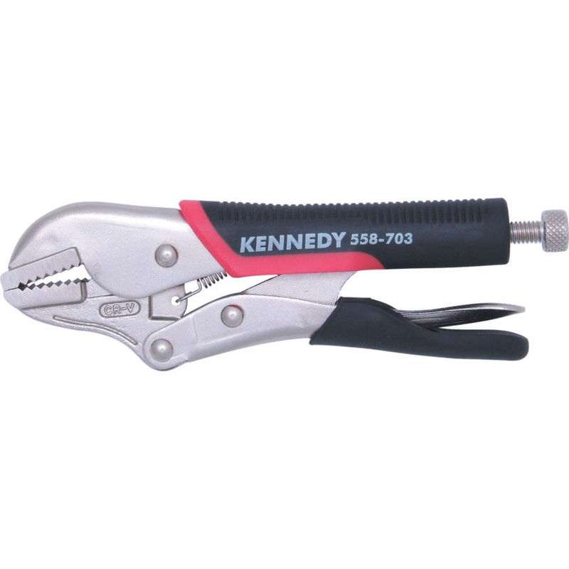 Kennedy Gripzange 255mm gerundete Backenform aus Chrom Vanadium Nickel beschi...