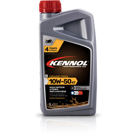 KENNOL Huile moteur GRAND PRIX 10W50 4T, bidon 1 litre