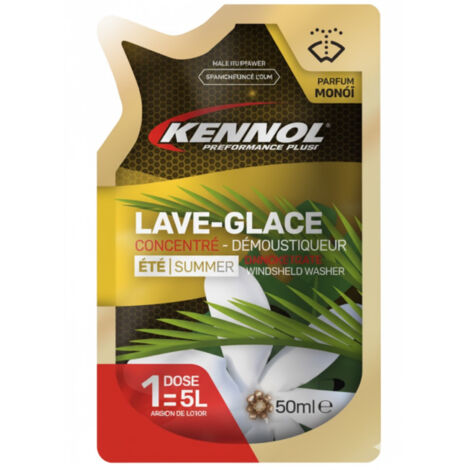 KENNOL Recharge 50ml lave glace démoustiqueur été parfum monoï (dose pour 5 litres)