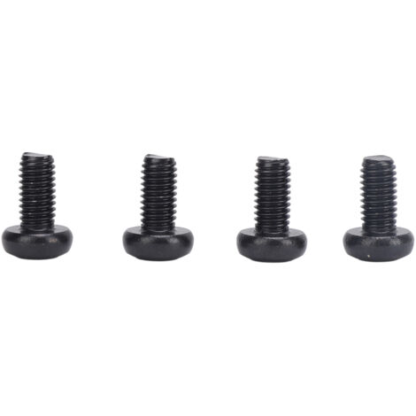 Kennzeichenbefestigungsschrauben für Model 3 & Y – 4 schwarz oxidierte Metallschrauben T25 M5-0,8x10 mm