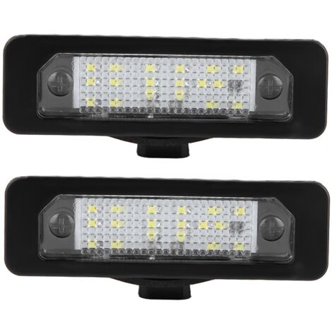 Kennzeichenbeleuchtung, 2 Stück LED-Bremslichter mit geringem Stromverbrauch, abriebfest, hohe Helligkeit, einfache und stabile Montage als Autozubehör.