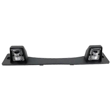 Kennzeichenbeleuchtungshalterung (Leuchtmittel nicht enthalten) für Jeep Wrangler JK Modelle 2007-2018, Kennzeichenbeleuchtungsgehäuse, Modell 68048762AB, schwarz.