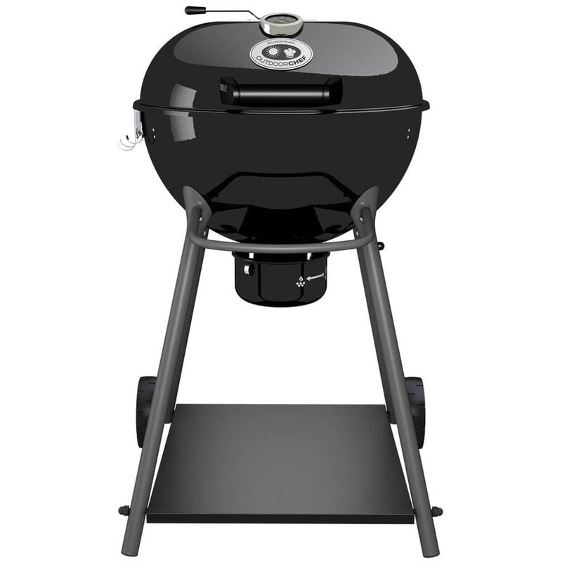 Barbecue a Carbone Kensington 570 c Nero Outdoorchef con Ruote