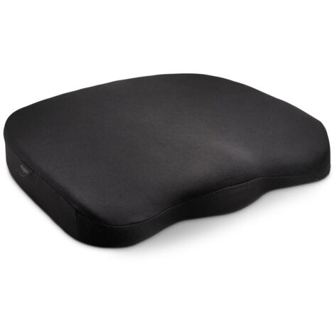 Kensington Cuscino per Sedile Ergonomico Memory Foam Nero Lavabile K55805WW