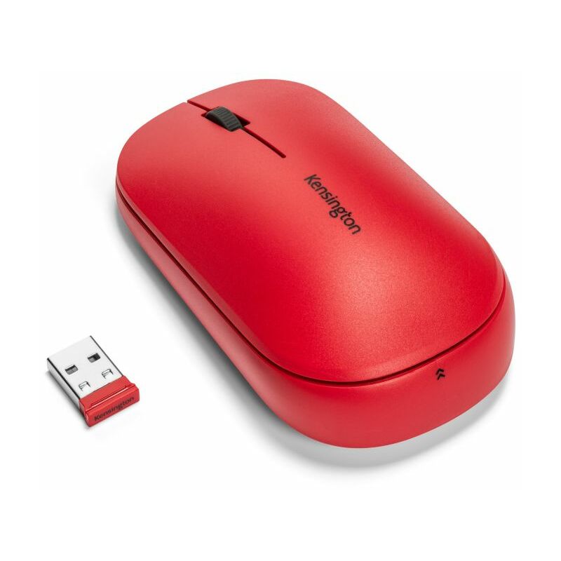 Image of Kensington Mouse wireless doppio SureTrack&trade - Rosso
