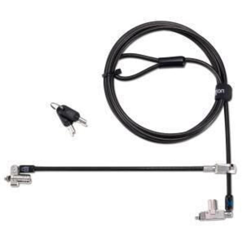 Kensington Schwarz Slim N17 2.0 Laptop-Schloss F.wedge,Dual Head (K60508ww)