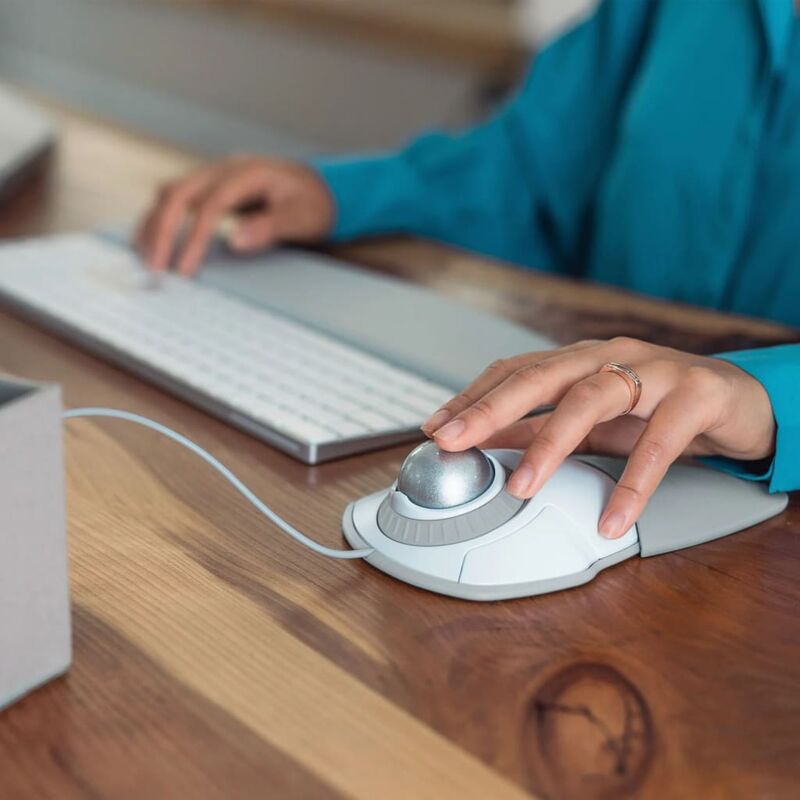 

Trackball con anillo de desplazamiento Orbit blanco - Blanco - Kensington