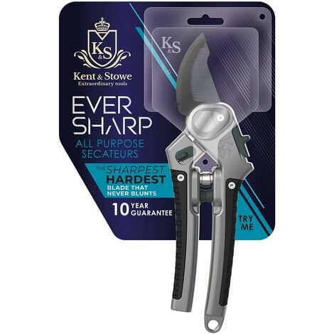 Kent & Stowe 70100536 Eversharp Garden Bypass Secateurs Never Blunts