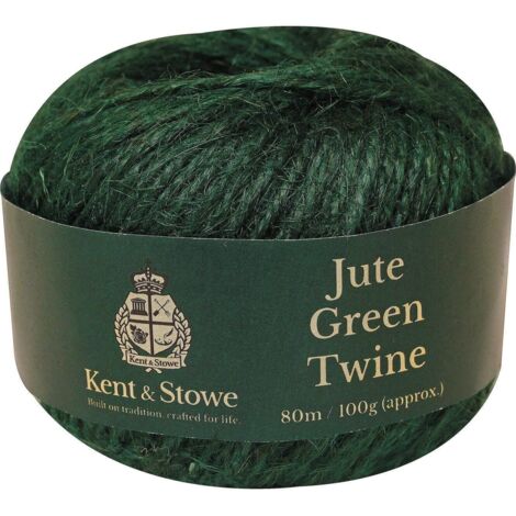 Kent & Stowe 70100800 Jute Twine Green 80m (100g) K/S70100800