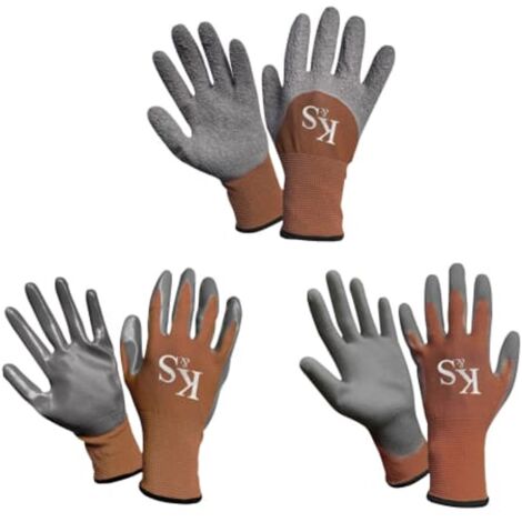 Kent & Stowe Multi-Task Gloves - Triple Pack for Gardening