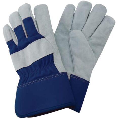 Kent & Stowe Navy Fleece Lined Rigger Gloves - Durable Comfort