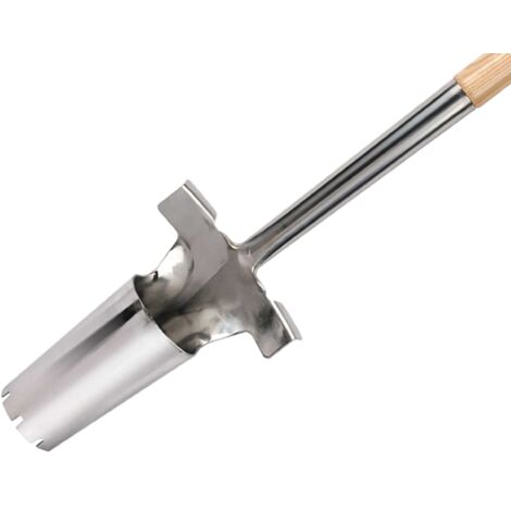 Kent & Stowe Stainless Steel Long Handled Bulb Planter, FSC®