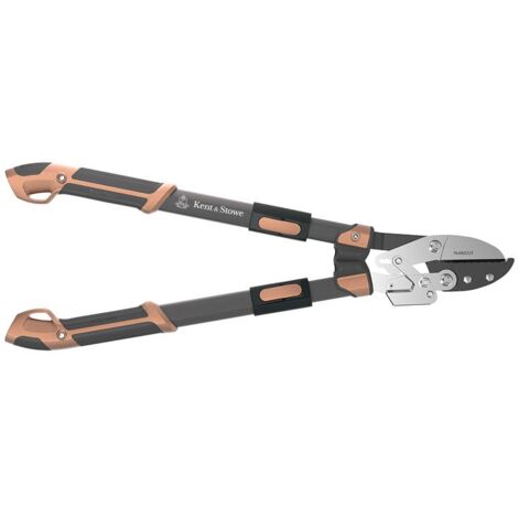 Kent & Stowe SureCut Extra Power Hard Wood Ratchet Anvil Loppers Telescopic
