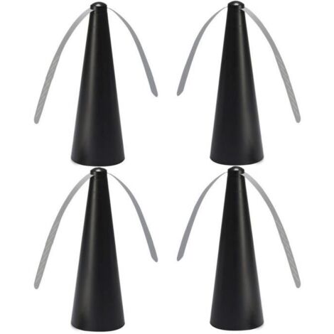 Kentop 4pcs Mouches et moustiques repoussent Les Ventilateurs d'insectes Gardez Les Mouches et Les Insectes Loin de la Nourriture