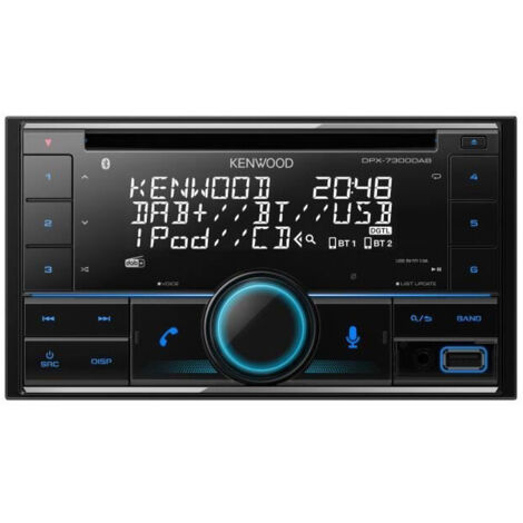 Kenwood DPX-7300DAB Autoradio 2 DIN port pour commande au volant, tuner DAB+ X229602