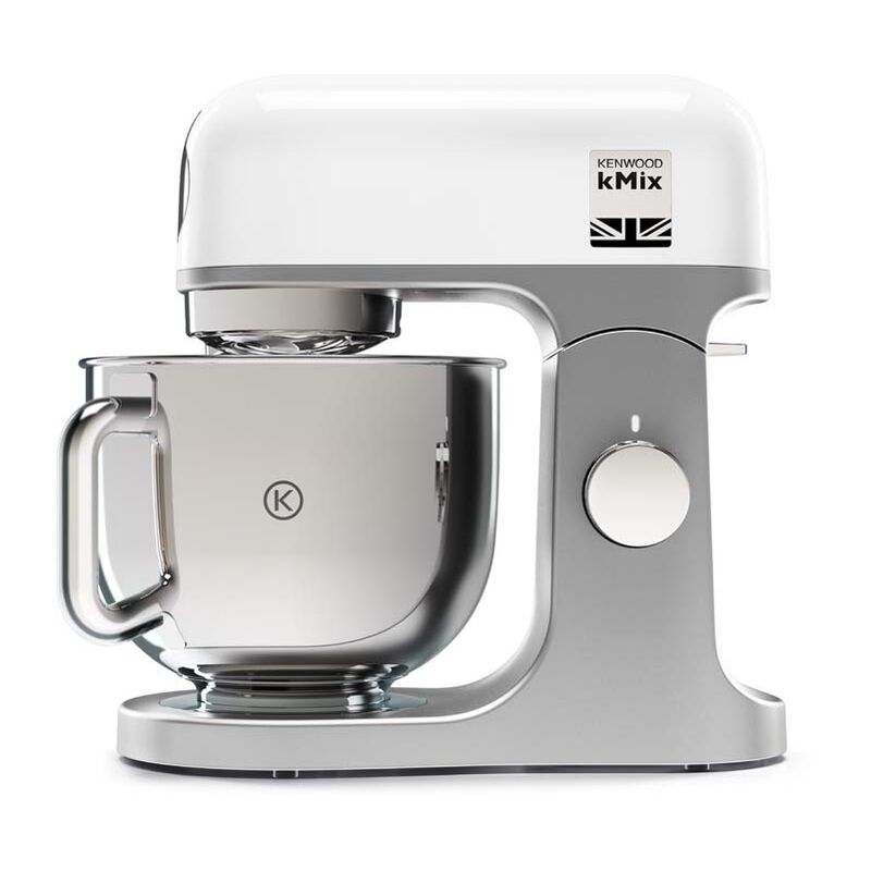 Image of Kenwood - KMX750AWH Impastatrice Planetaria Kitchen Machine kMix, Robot da Cucina Mixer, 3 Ganci di Miscelazione, Potenza 1000 w, Ciotola da 5 Litri,