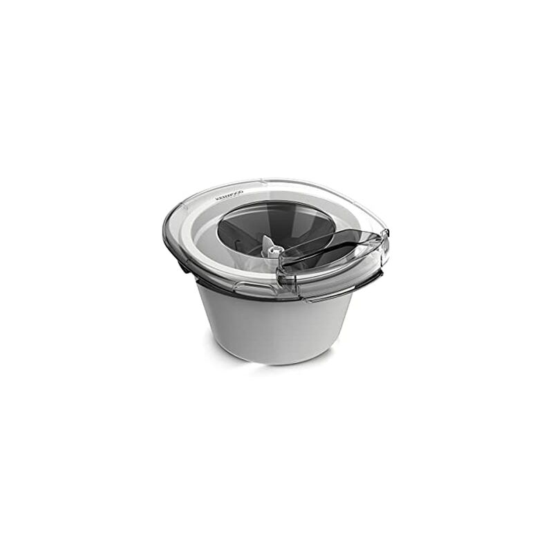 

Kenwood - Glacier, Heladera para Sorbete y Yogurt Helado, Accesorio para Heladera para Procesador de Alimentos, Apto para Batidora Chef, Bol de 1L,