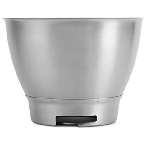 Kenwood KAT300SS Ciotola da 4,6 litri in acciaio inox CHEF SS BOWL, accessori per robot da cucina, adatta per tutti i robot da cucina Chef serie KVC3000, argento