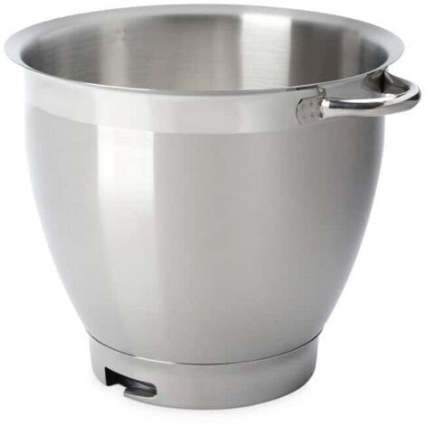 Kenwood KAT621SS Ciotola Chef Elite, 6.7 Liters, Acciaio Inossidabile, Silver