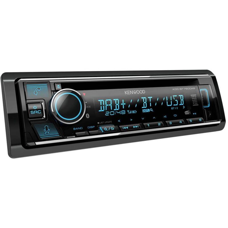 Image of Kenwood - KDC-BT760DAB Autoradio Sintonizzatore dab+, Vivavoce Bluetooth®, Collegamento per controllo remoto da volante